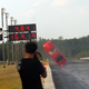 Illustration for article titled Mustang Dragster Rockets Into Air, Falls On Ass